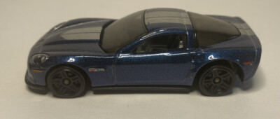 Hot Wheels 2012 Chevrolet Corvette Z06 Blue 1/64 Die Cast