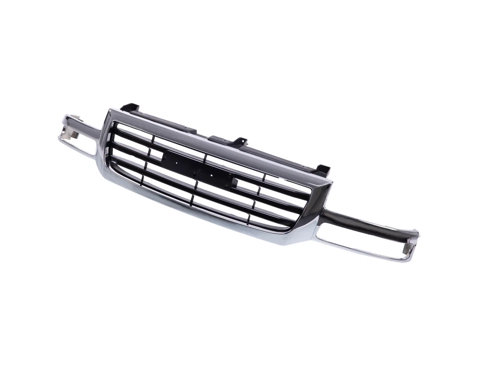 Grille Chrome Frame w/Black Insert For GMC 03-07 Sierra 1500 2003 Sierra 1500 HD - Image 3 of 4