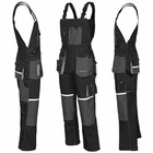 Bib and Brace Overalls MENS WORK TROUSERS Knee Pad Multi Pocket /// EURO CLASSIC