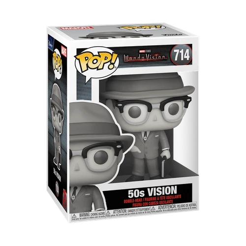 Funko Pop! Vinyl: Marvel - 50's Vision (Black & White) #714