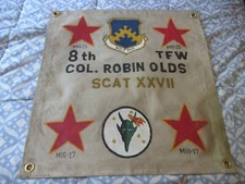 USAF VIETNAM COL. ROBIN OLDS SCAT XXVII F-4 MIG KILLER BARRACKS READY ROOM FLAG 