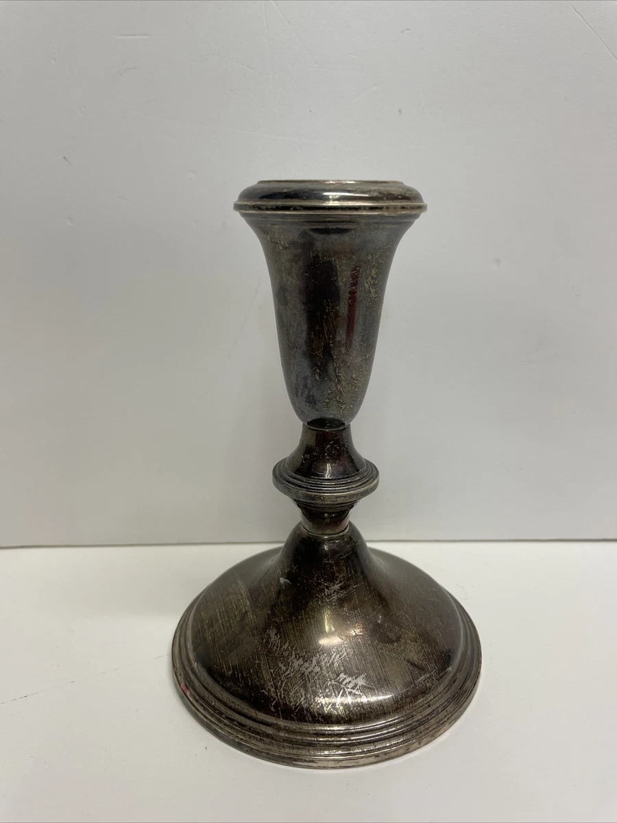 Sterling weighted candle best sale holders