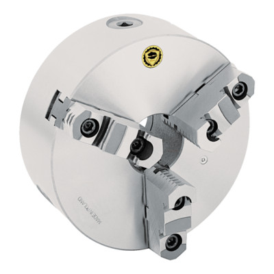 Bison 3205-5'' 3-Jaw Self-Centering Scroll Chuck, Plain Back  7-800-0500