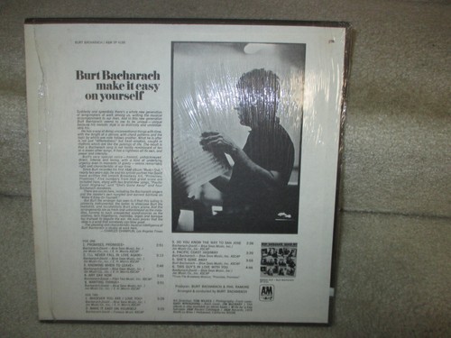Burt Bacharach Vinyl LP-Make It Easy On Yourself-A&M Records - Picture 2 of 8