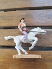 Konvolut Sammlung Figuren vintage alt 70er plasty Toys cowboy reiter pferd