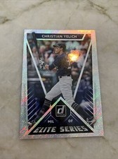 2020 Donruss Elite Series Christian Yelich Brewers # E-1 A93