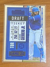 ⚾ 2020 Panini Contenders Baseball Blue Parallel #73 Vladimir GUERRERO #/125 ⚾