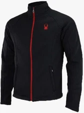 Spyder Men's Constant Steller Full Zip Jacket Black/Red