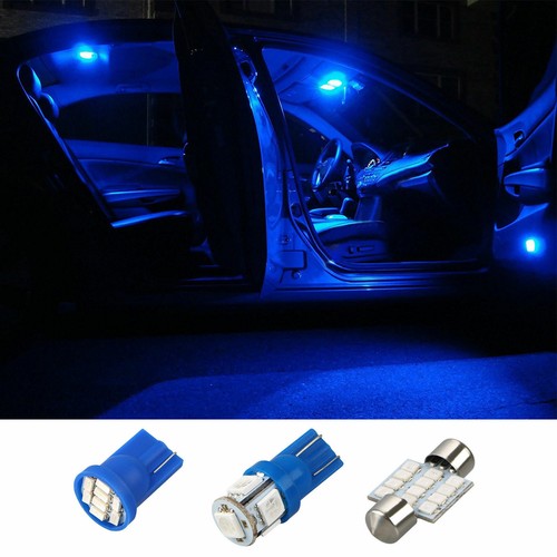 13 Blue LED lights interior package kit 1999-2016 Ford F250 F350 Super Duty FS1 - Bild 6 von 7