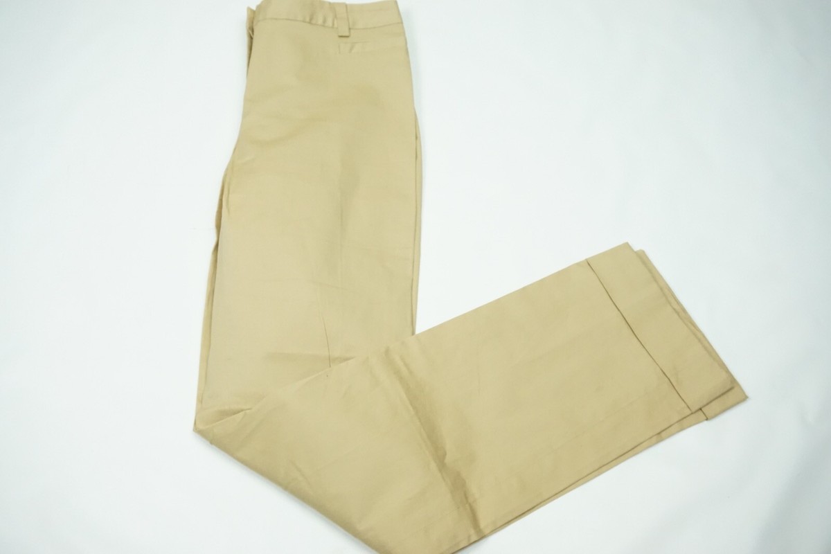 パンツ DOLCE GABBANA Women Straight Pants FTCZIT BEIGE Dolce & Gabbana Khaki Beige Womens Pants Cotton Blend Sz 30