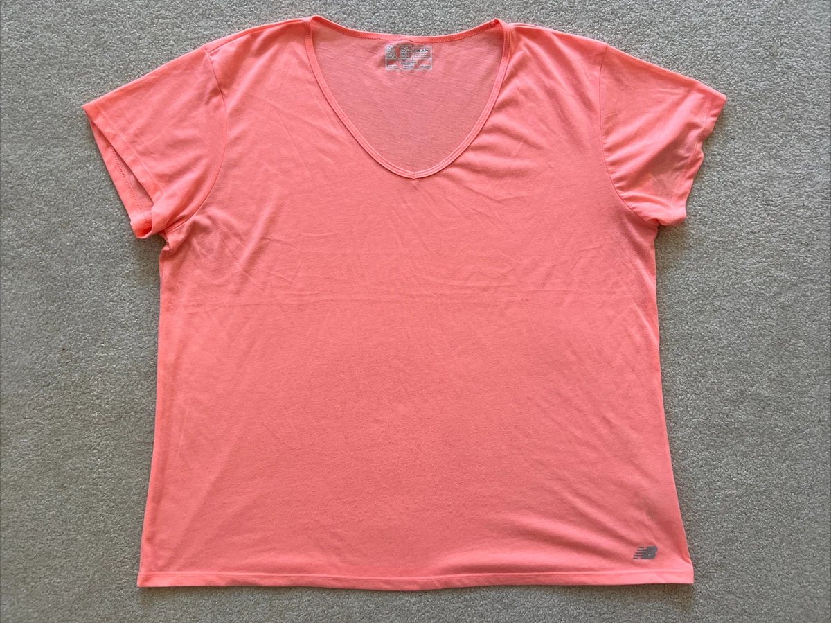 peach v neck t shirt
