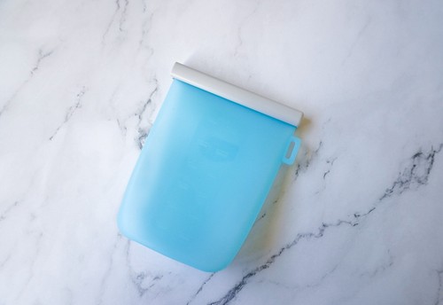 Resealable Silicone Storage Bag Leakproof Seal Snack Pouch 360ml - BPA Free - Picture 13 of 14