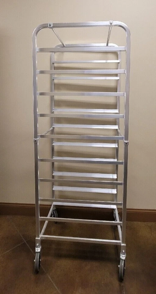 ¡¡¡Nuevo!!! ¡Estante para pan y pan de carga final de aluminio! Tiene capacidad para 10 sartenes completas o 20 de media hoja Foto 2 de 4