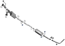 Exhaust Muffler Tail Pipe Exhaust System Kit For Toyota Tundra 2005 2006 V8 4.7L