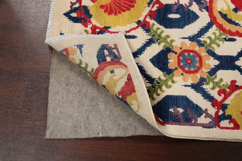 Transitional Super Kazak Vegetable Dye Oriental Area Rug Hand-knotted 4x6 Carpet - Picture 10 of 12