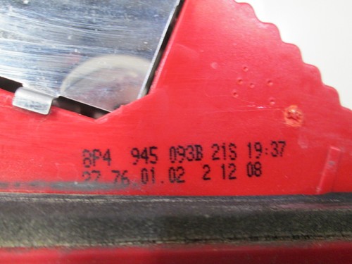 GENUINE 2011 Audi A3 1.8 Tfsi Ambition 08-13 LEFT TAIL LIGHT ON BOOT 8P4945093B - Picture 4 of 10