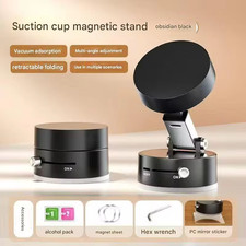 Vacuum Suction Cup Folding Swivel Magnetic Bracket 180  Rotation Phone Holder