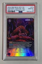 One Piece Card Game Eustass "Captain" Kid (OP07) OP05-074 Alt Art SP - PSA 10