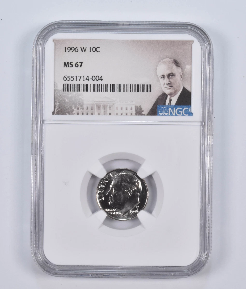 MS 67 Graded 1996 Roosevelt Dimes (1946-Now) for sale | eBay