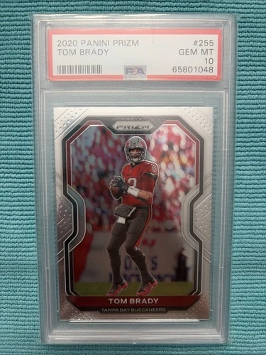 2020 Tom Brady Prizm Base (#255) PSA 10