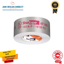 Shurtape Hvac Foil Tape AF-099 2.5" x 60 Yd 181A-P/B-FX