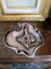 Mid-Century Modern Harlequin Ashtray or Trinket Dish