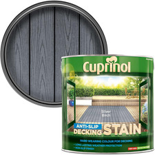 UTDSSB25L anti Slip Decking Stain Silver Birch 2.5 Litre