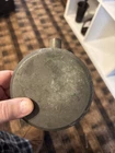 Civil War Flat Side Small Haversack Mid 19th Century Tin Canteen Confederate?