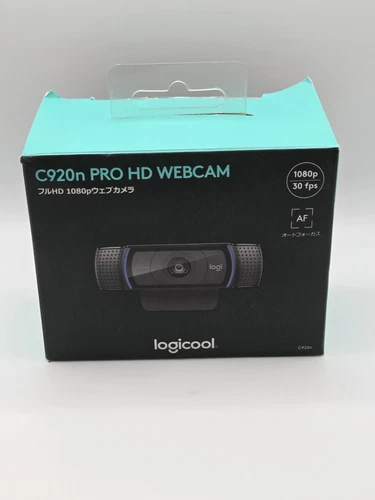 New Logicool (Logitech) C920n Pro HD Webcam  Video Calling & Recording 1080 Cam*