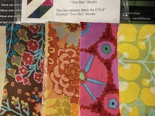 Quilt Block Kit "Two Bits" November x2 ,May,September,July,June,Dec