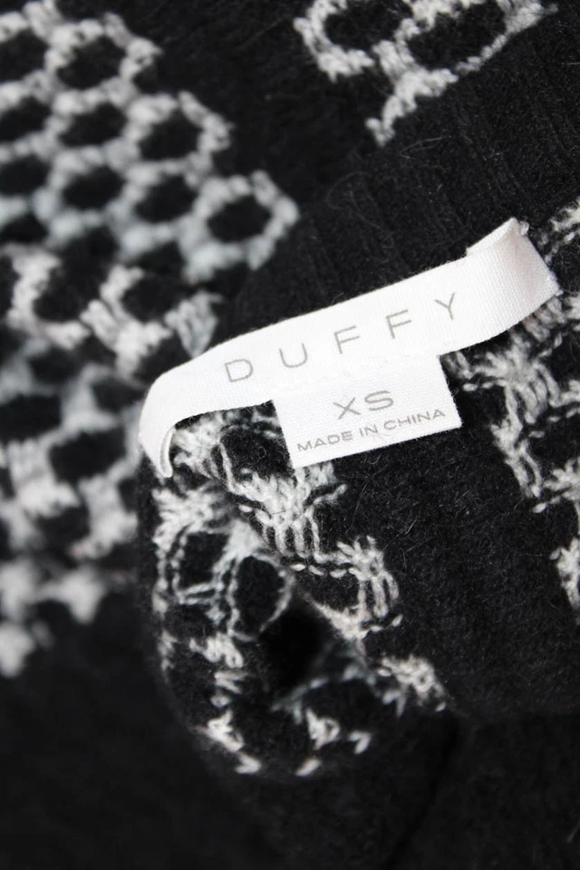 Suéter Duffy Mujer Lana Texturizada Mangas Largas Cuello Redondo Bloques de Color Talla XS Foto 4 de 4