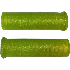 Emgo Yellow 7/8" Retro Metal Grips 42-21125