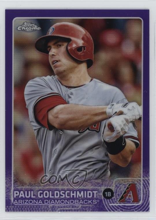 2015 Topps Chrome Purple Refractor /250 Paul Goldschmidt #106