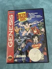 Sega Genesis Justice League Task Force Video Game, Tested With No Manual