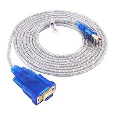 10 ft USB to RS232 DB9 Female Serial Port Adapter Cable with FTDI Chipset