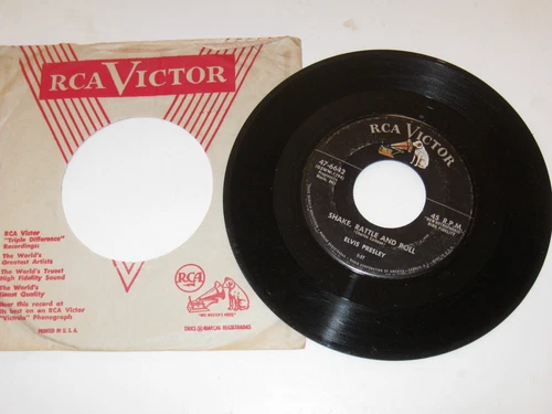 Elvis Presley – Shake, Rattle And Roll / Lawdy, Miss Clawdy   RCA VICTOR    1956