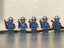 5 Lego Black Falcon Archer Knight Minifigures