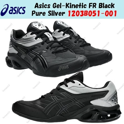 Taille homme Asics Gel-Kinetic FR noir argent pur 1203B051-001 - Photo 1/4