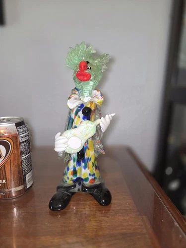 Murano Glass Clown Figurine