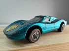 Vintage 1968 Hot Wheels Redline Ford MK IV Blue Color Nice Condition Diecast