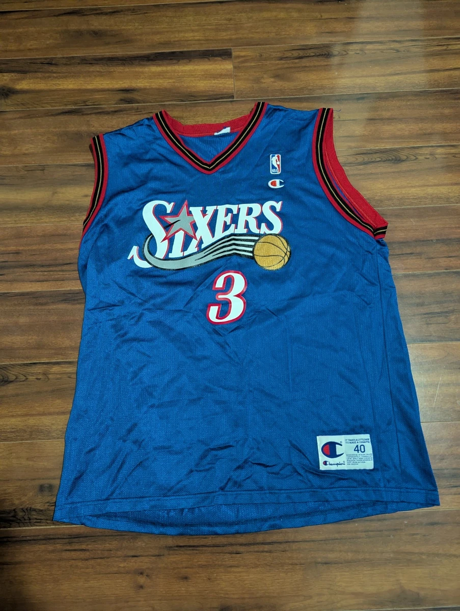 Preços baixos em Champion Allen Iverson Azul Roupas e Souvenirs