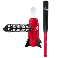 Electronic Baseball Rocket Launcher Combo Set - 1 Electronic Pitching Machine 