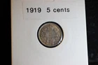1919 Canada 5 Cents Silver — photo from another recent sale