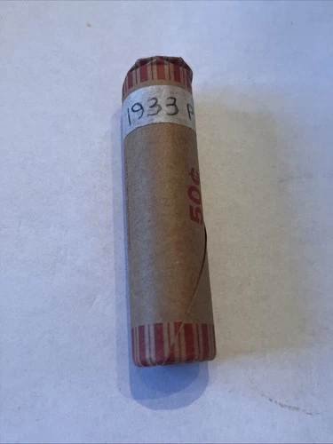 1 roll (50 coins) 1933-P  Lincoln cents  G /VG Circulated