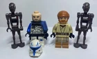 Lego Star Wars Clone Wars Captain Rex Obi Wan Minifigure Lot (Read Description)