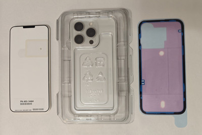 New Genuine iPhone 15 Pro OEM Back Glass - White