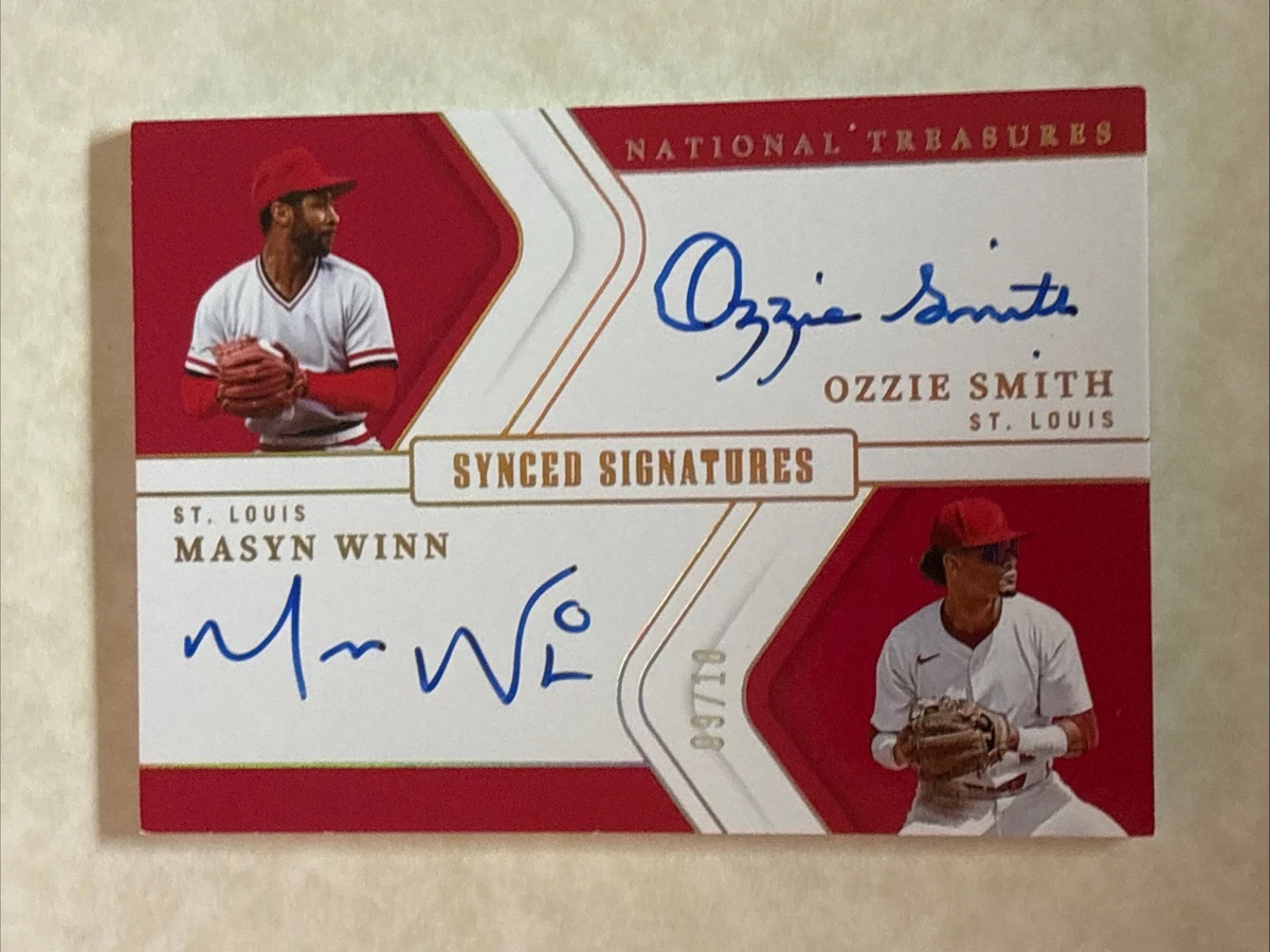 Panini Ozzie Smith Baseball Original Autographed Sports Trading