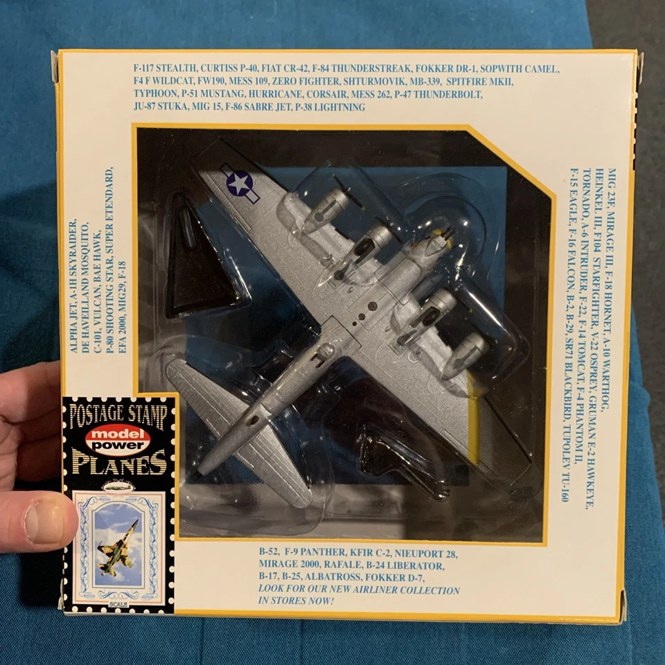 Model Power Postage Stamp Planes Die-Cast Liberty Belle" B-17 Brand New In Box - Image 2 of 4