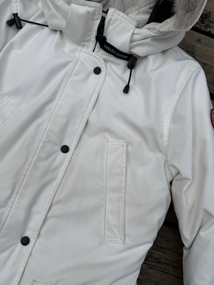 Canada Goose Trillium Parka Heritage 6660L North Star Women’s White Size Medium Foto 4 de 4
