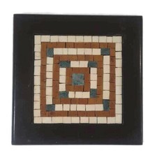 Geometrical Shape 6" Mosaic MarbleTile Art home decor vintage
